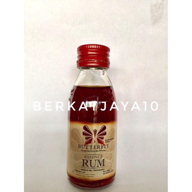 

Essence Rum Butterfly perisa pengharum makanan 60 ml