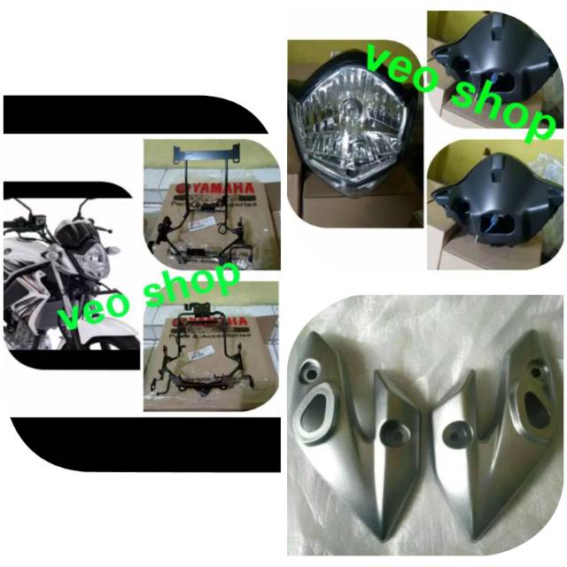 Paket Vixion 2008 2009 2010 2011 2012 lampu depan Vixion kupingan Vixion breket lampu depan Vixion