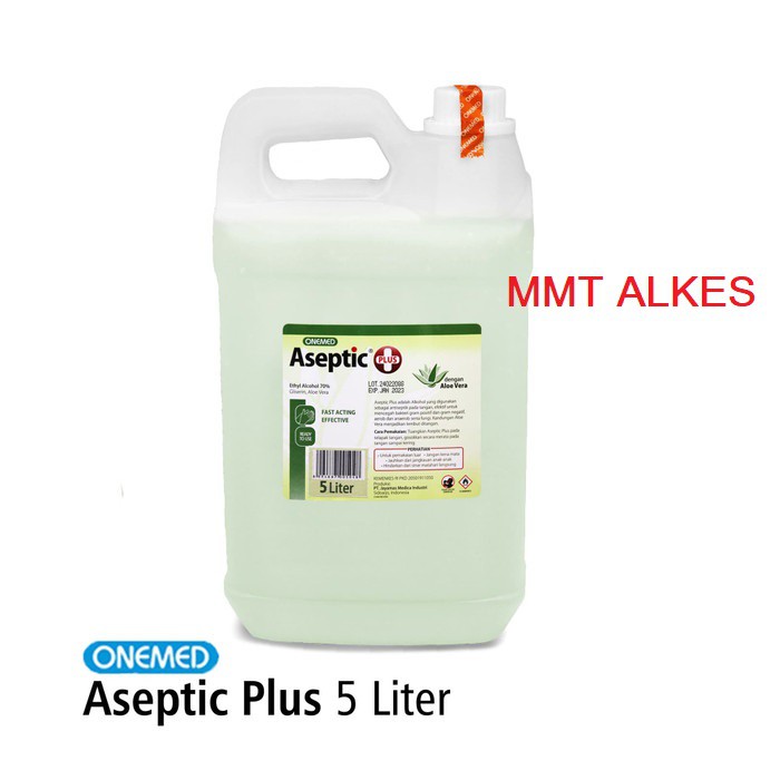 Aseptic gel hand sanitizer 5 liter galon