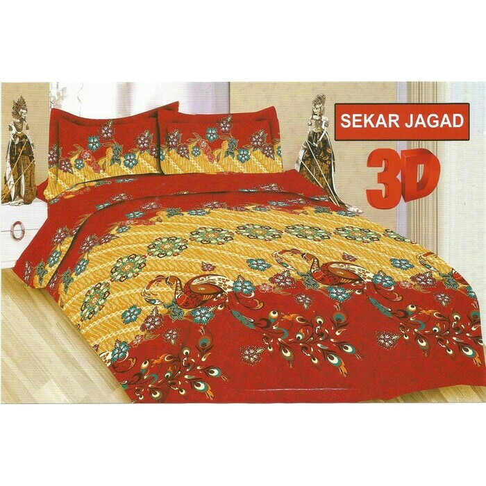 SPREI BONITA SEKAR JAGAD QUEEN 160 No.2 SEPRAI BATIK PARANG KEMBANG