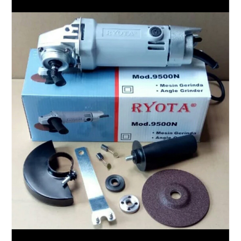 Grinda Tangan Ryota Angle Grinder Murah 9500N Gerinda Ryota