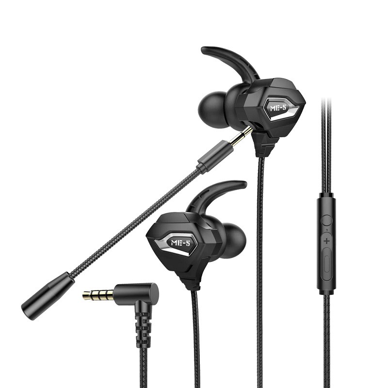 EARPHONE GAMING REXUS ME5 INCLUDE MICROPHONE