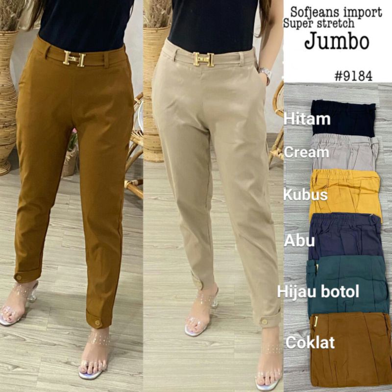 CELANA JUMBO SOFTJEANS PREMIUM SUPER STRETCH 9184