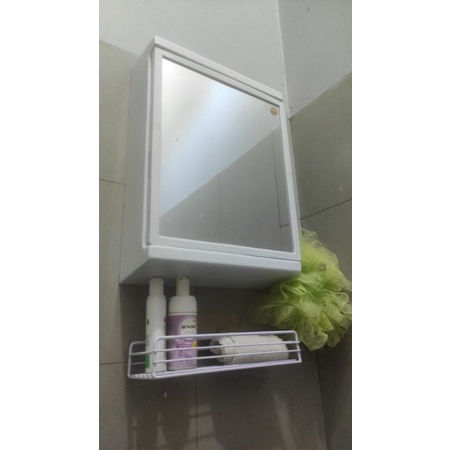 Rak Dinding Kamar Mandi Cermin Dinding Serbaguna Maspion MK-2 wall cabinet