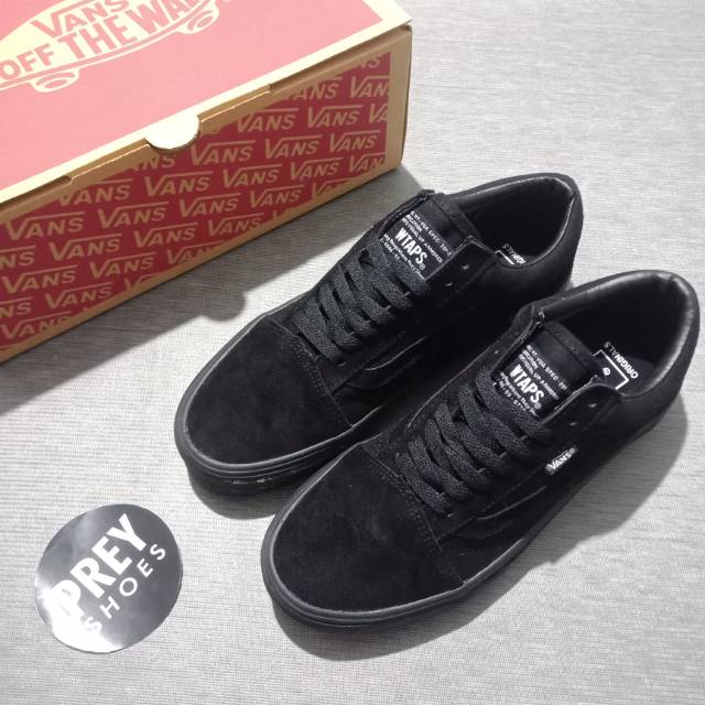 VANS OLD SKOOL WTAPS ALL BLACK