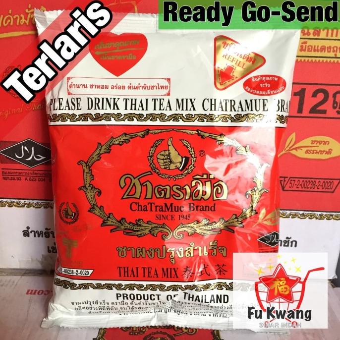 

[ COD ] Thai Tea Mix Number One Chatramue Brand 400 gram CUCI GUDANG Kode 1076