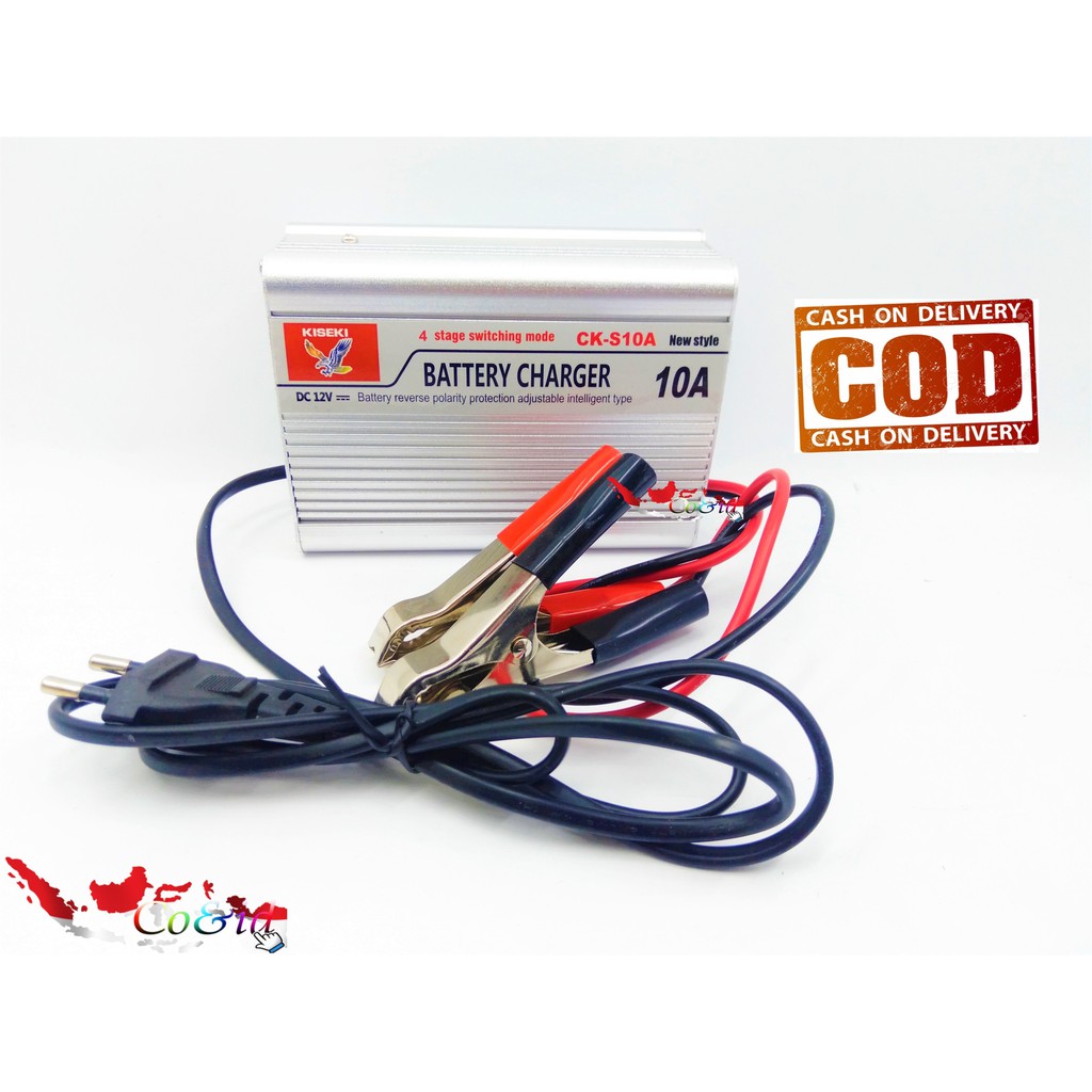 CHARGER KISEKI 5A , 10A , 20A  CAS AKI  CAS AKI KERING  PENGISI AKI CAS AKI BASAH ATAU KERING