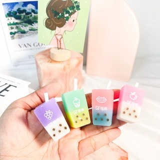 Penghapus Boba karet Minuman Milk tea eraser hapusan karakter lucu warna pastel bentuk makanan