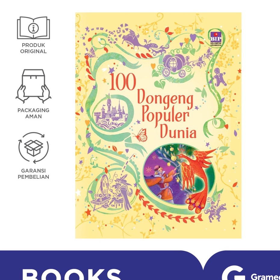 Buku 100 Dongeng Populer Dunia Koleksi Cerita Klasik Anak