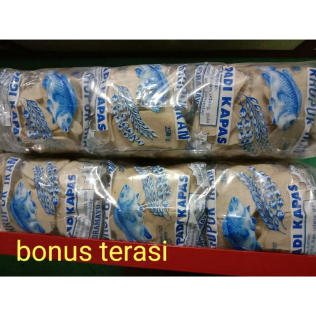 

1 bal 20 pcs Krupuk ikan super padi kapas
