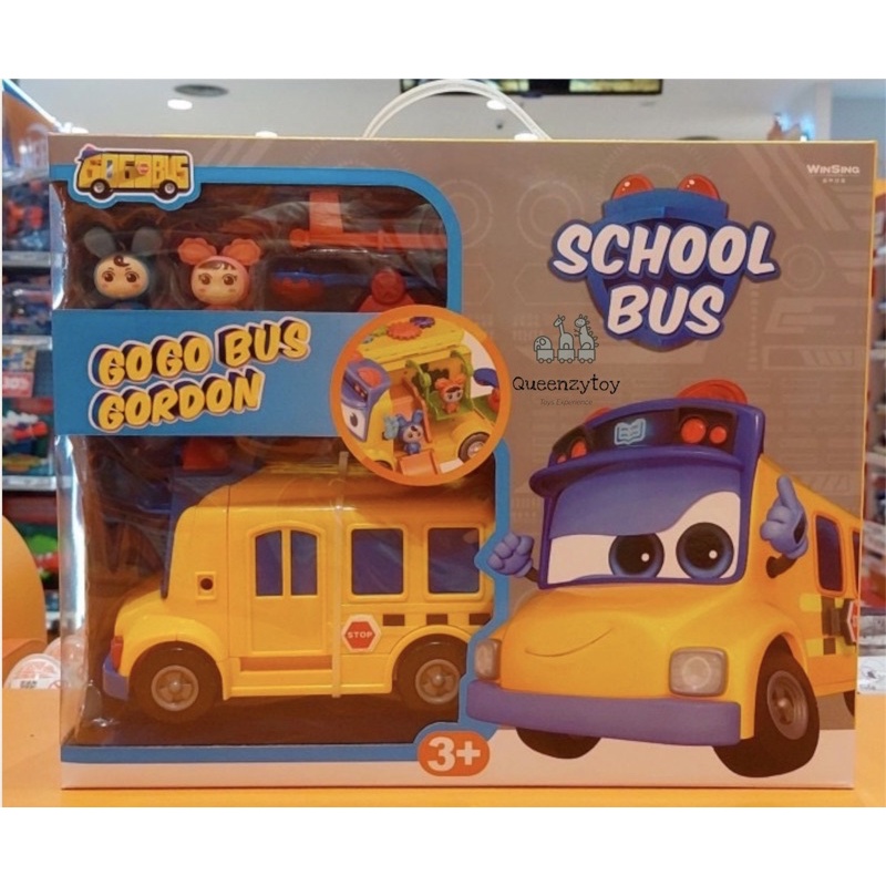 Gogo Bus School Bus : Gogo Bus Gordon Playset (New Arrival)