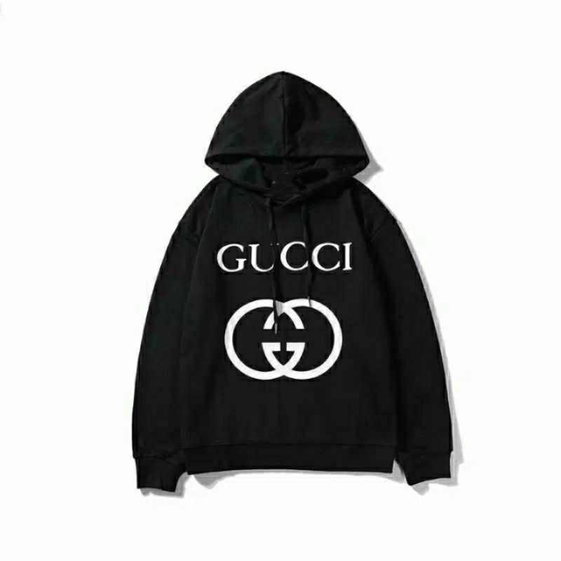 Hoodie BIG SIZE (S - 6XL) Jaket Sweater Loose Jumbo S M L XL XXL XXXL XXXXL XXXXXL Cotton Fleece Korean Street Style Hip Hop Pria Wanita Hitam Putih