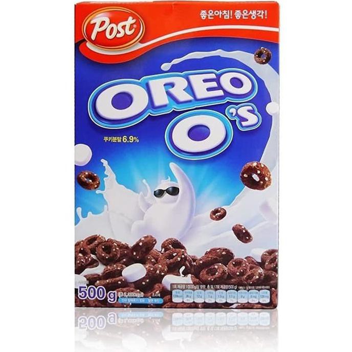 

NON HALAL POST OREO COKLAT CEREAL WITH MARSMALLOW 500GR