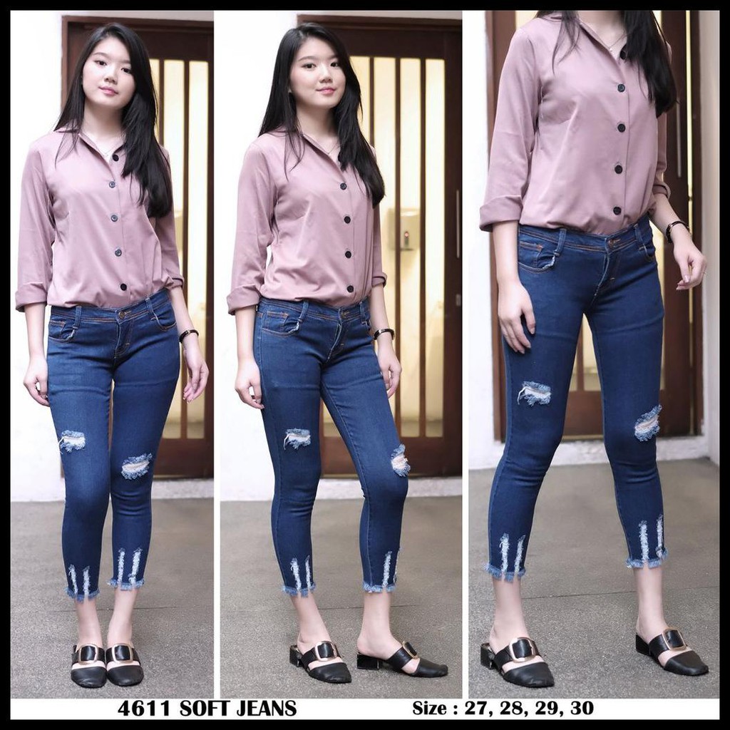 Punny Jeans 4611 Celana Jeans Wanita Celana Jeans Cewek Punny Jeans 4611 Celana Jeans Wanita Celana Jeans Cewek