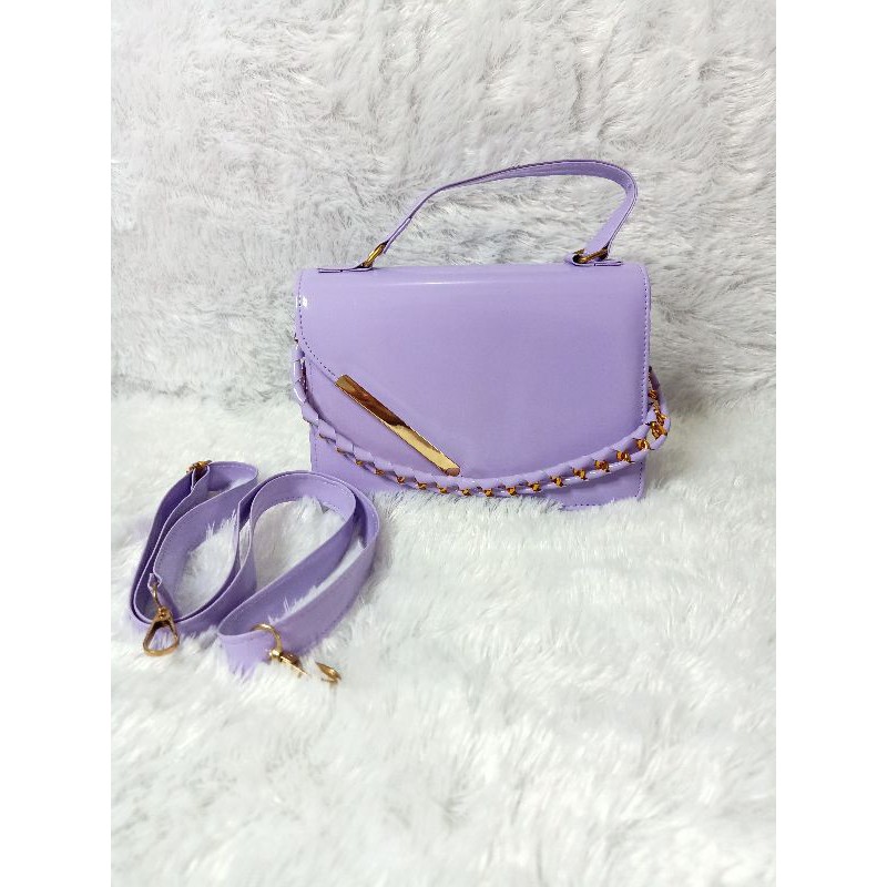 Tas Trend 2021/sling bag/ tas lilac/tas kekinian
