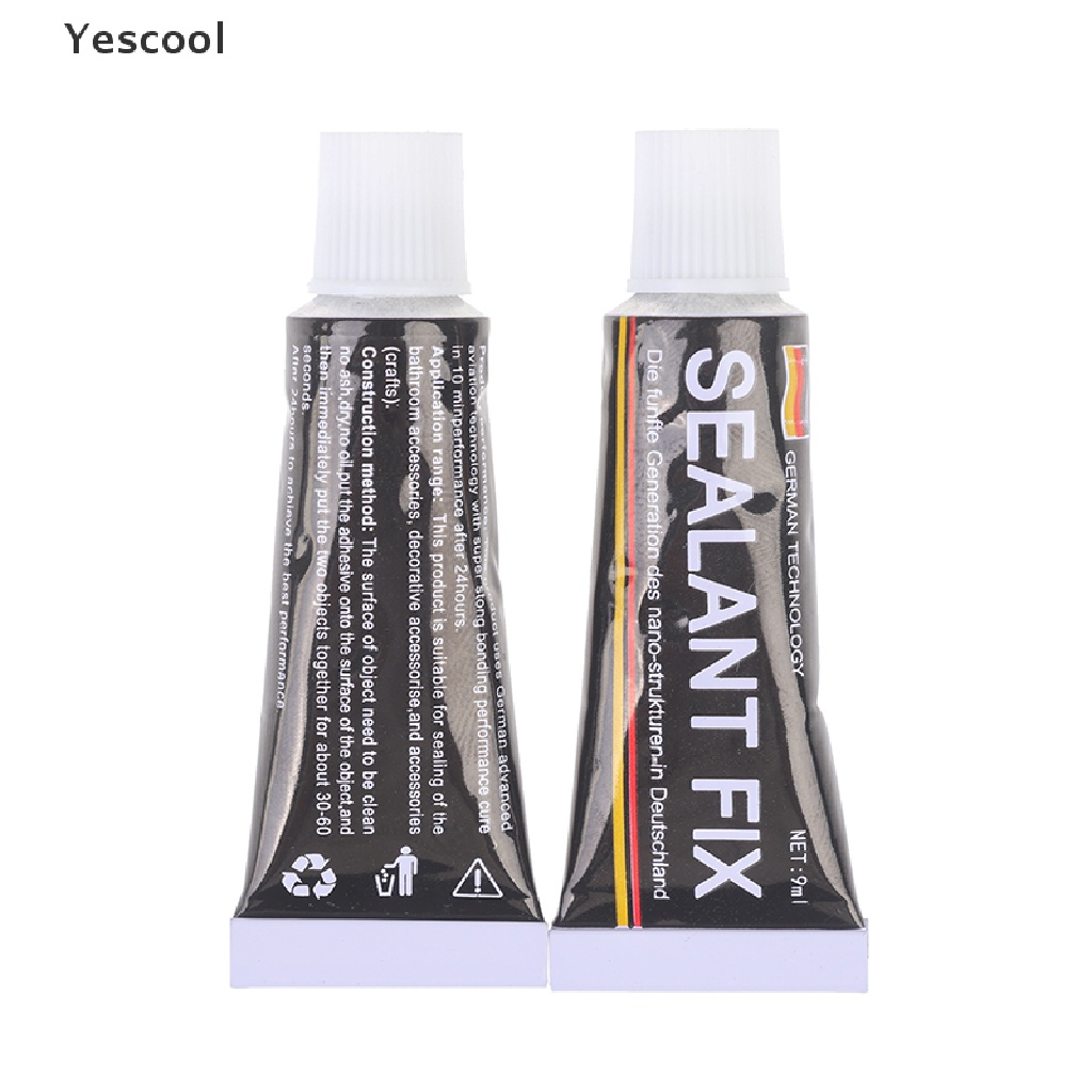 Yescool 5PCS Lem Super Kuat Instan Untuk Memperbaiki Kacametalmarmer