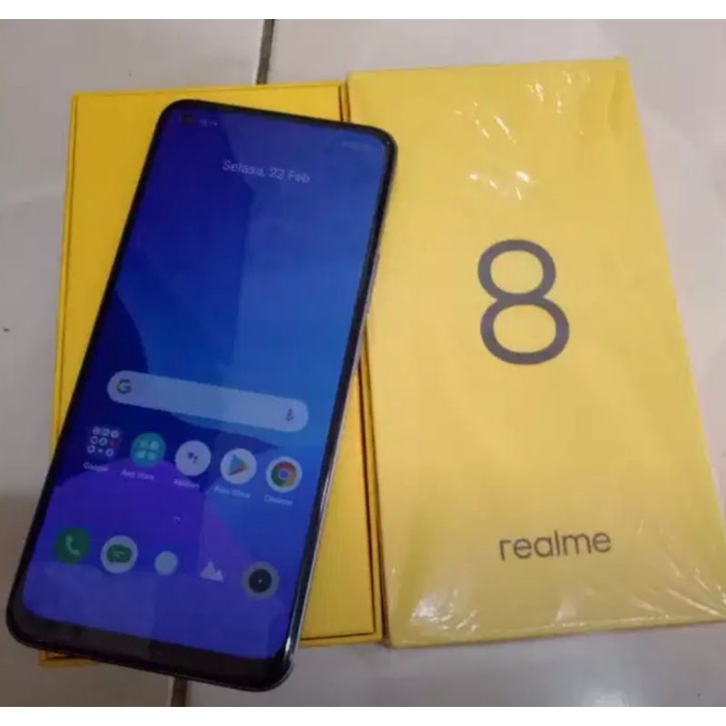 Jual Realme 8 Ram 8 Rom 128 Gb Hp Second Seken Bekas Lengkap Murah Siap ...