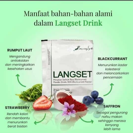 [ORI] Ertos Langset Minuman Pelangsing Tubuh &amp; Penurun Berat Badan Tanpa Efek Samping - BPOM