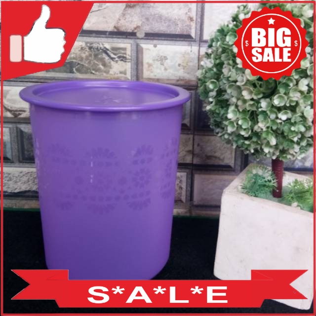 TUPPERWARE MEDIUM MOSAIC CANISTER UNGU TUPPERWARE ORIGINAL