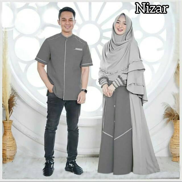 Gamis couple / gamis murah /nizar couple