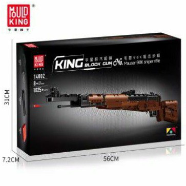 Brick Mould King 14002 mauser sniper mainan