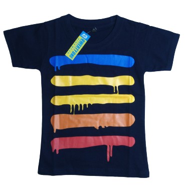 KAOS ANAK DISTRO QWERTY ONE STRIPE