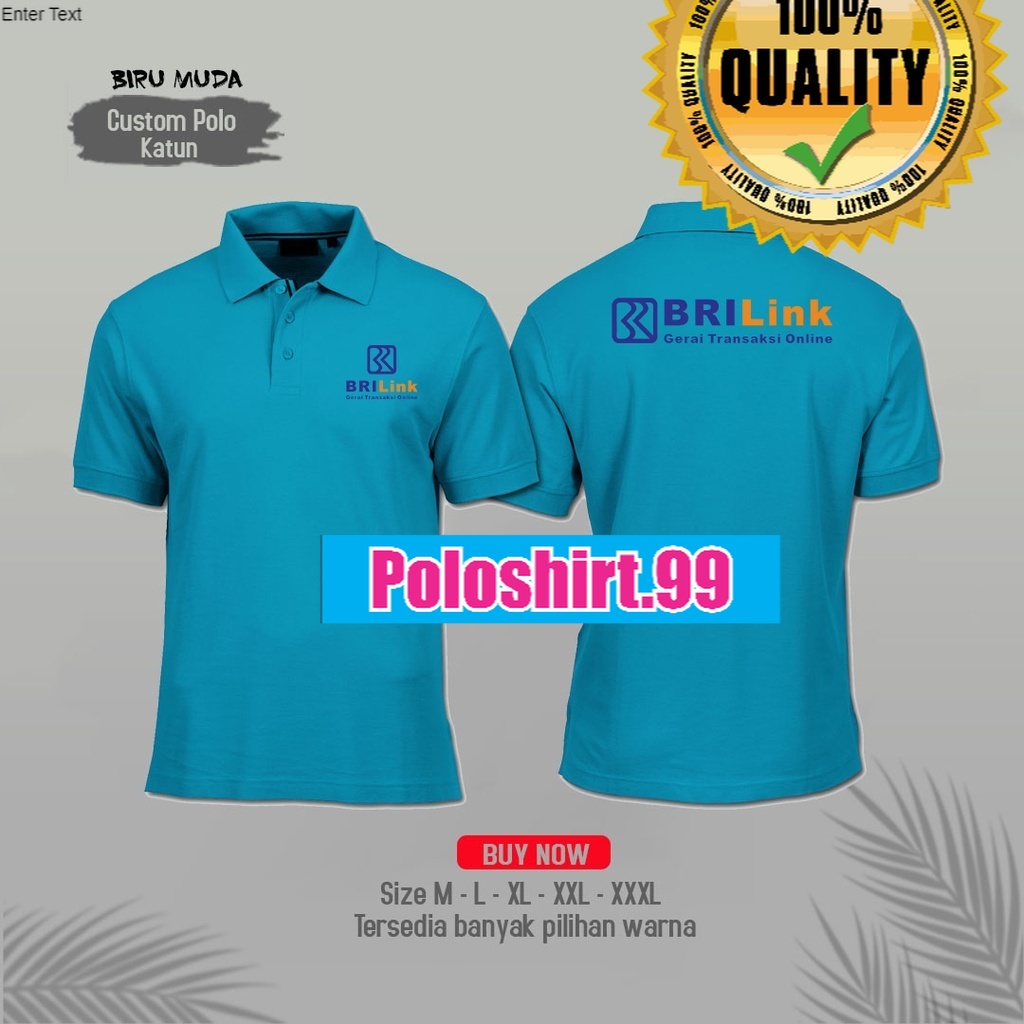 Poloshirt - Kaos Polo Agen BRILink Terbaru WARNA WARNI - polo kerah Agen BRILink
