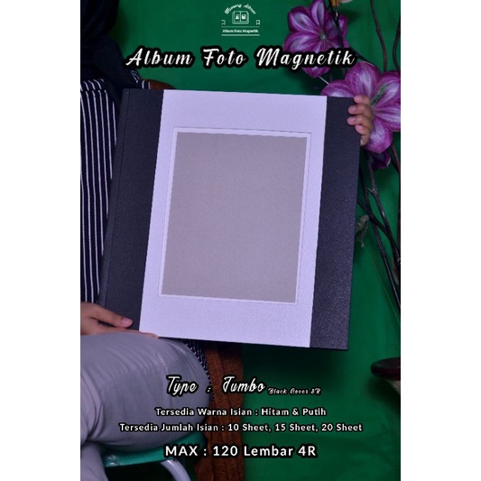 Album Foto Magnetik Jumbo Lubang 8R