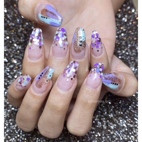 TAPLAK NAILART ALAS FOTO SWAROVSKI NAIL ART BULU / TABLE MATT MATRESS ALAS KAIN FOTO HASIL NAIL ART