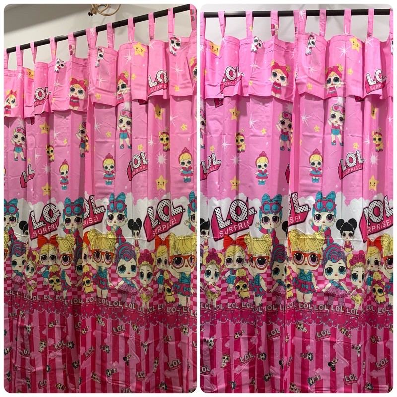 [ PINTU DAN JENDELA ] GORDEN TALI + PONI KARAKTER LOL SURPRISE PINK NEW