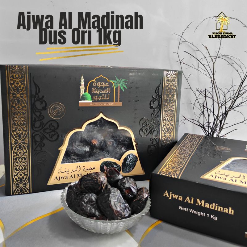 

Ajwa Al Madinah Dus ori 1kg