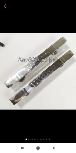 Handle Pintu Kupu Tarung Minimalis Door Pull Stainless 33 Cm Kotak Box Grafir Pipih Signature