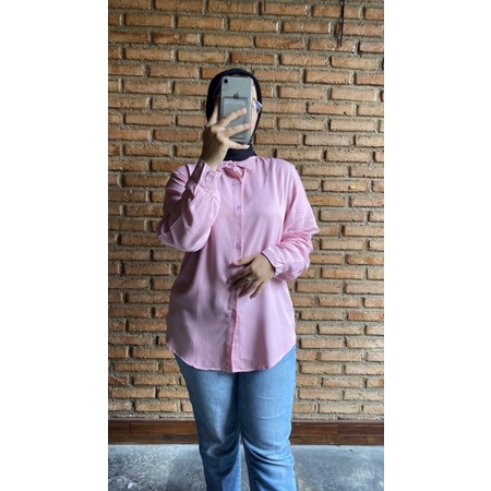kemeja rayon wanita adem / kemeja kantor / kemeja kuliah