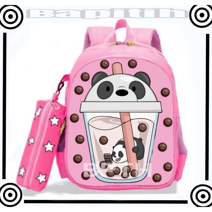 BPT/ Tas Ransel Anak Perempuan Karakter BOBA - RANSEL BOBA LED - RANSEL BOBBA - TAS BOBA ANAK CEWE - School Bag Tas Sekolah