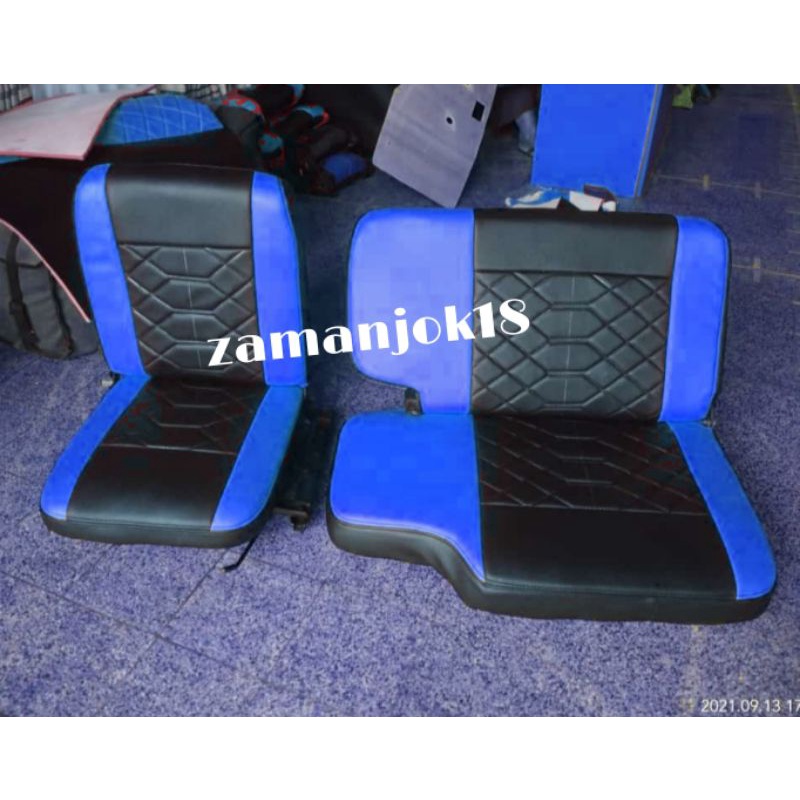 (COD) sarung jok espas model kotak variasi