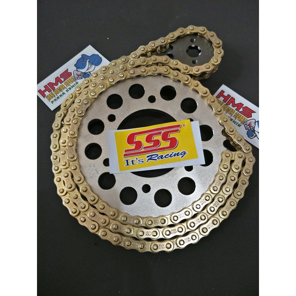 Turun Harga      Gir Set SSS Vixion Vixion Nvl Vixion New Rantai Gold Fukukawa 428 - Gear Set Sss