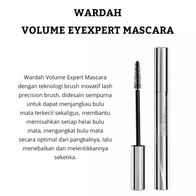 ✿ELYSABETHME✿ 🅆 🄰 🅁 🄳 🄰 🄷 Wardah eye mascara expert pelentik bulumata maskara waterproof penebal