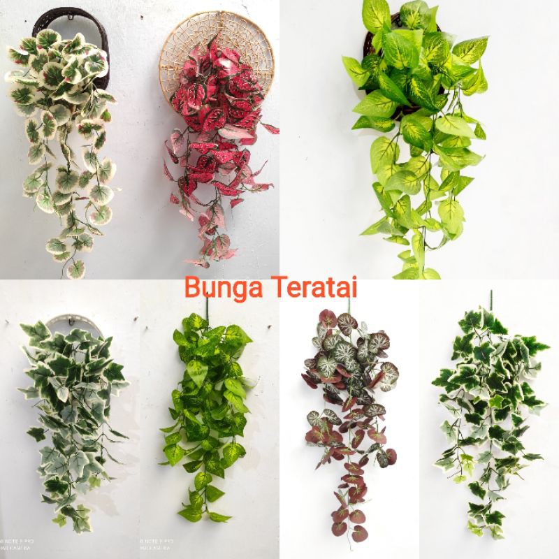 DAUN JUNTAI TANAMAN ARTIFICIAL DAUN/PAGAR HIASAN DINDING