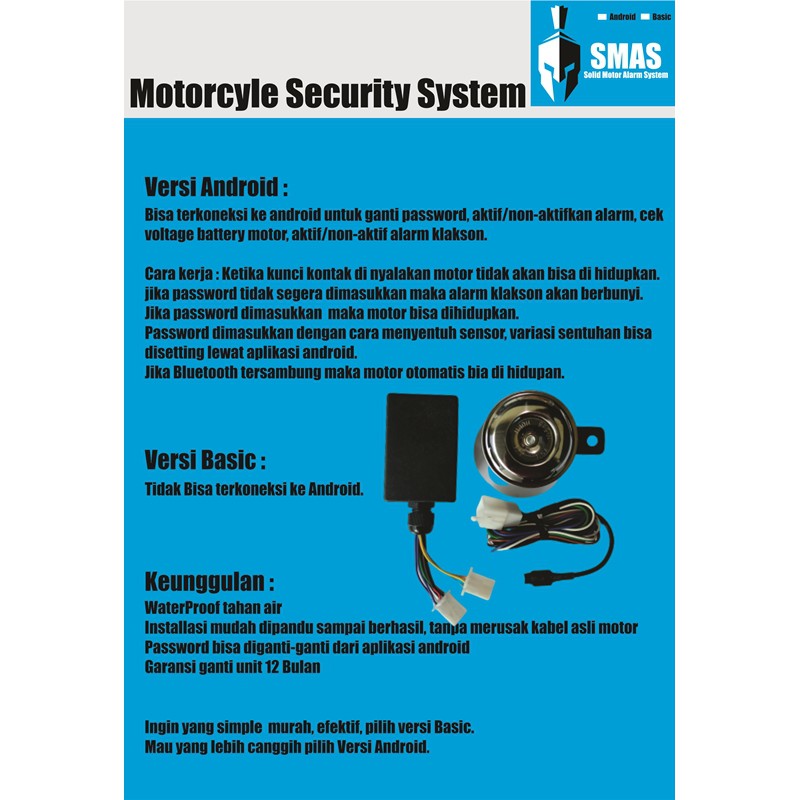 Alarm Motor Kawasaki Ninja Ss / R 150 - Solidmotor Smartphone Alarm And  Security System Android | Shopee Indonesia