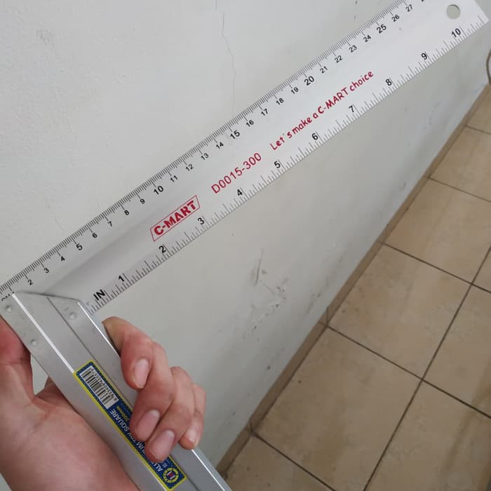 

Jual Penggaris siku stainless siku tukang 30 cm Murah