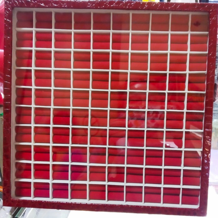 Kotak Cincin Isi 100 Akik