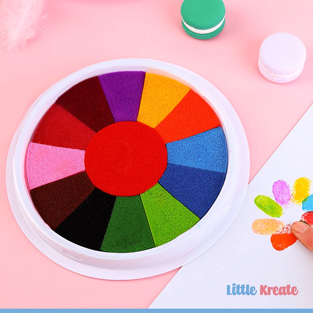 

Mainan Edukasi Ink Stamp Pad Stempel Cap Anak - Kerajinan Tangan