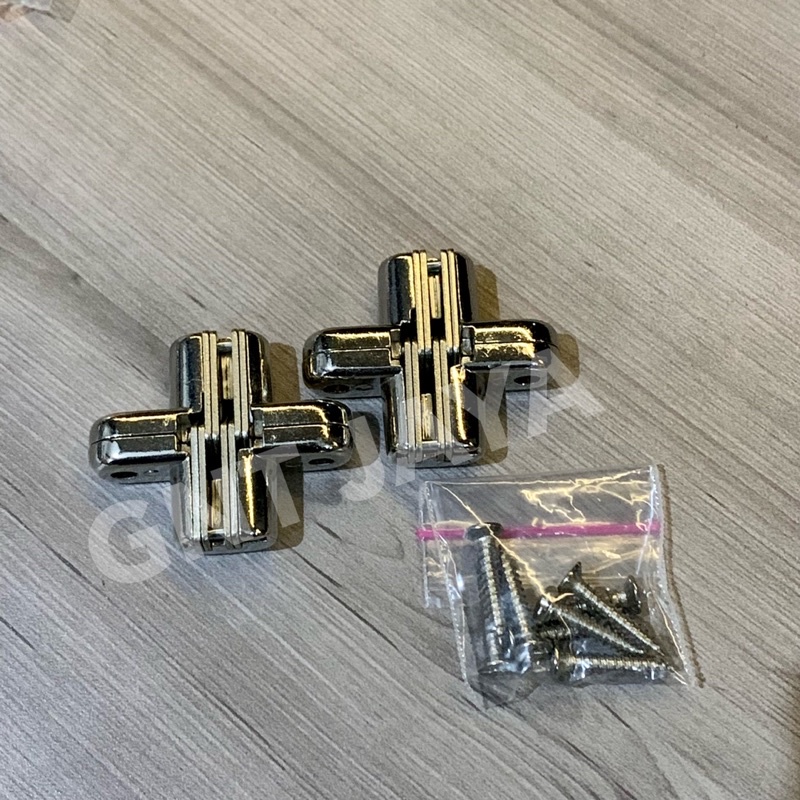 CROSS HINGE engsel menjangan tanam pintu meja lipat deer hinges ukuran kecil sedang besar S M L sali