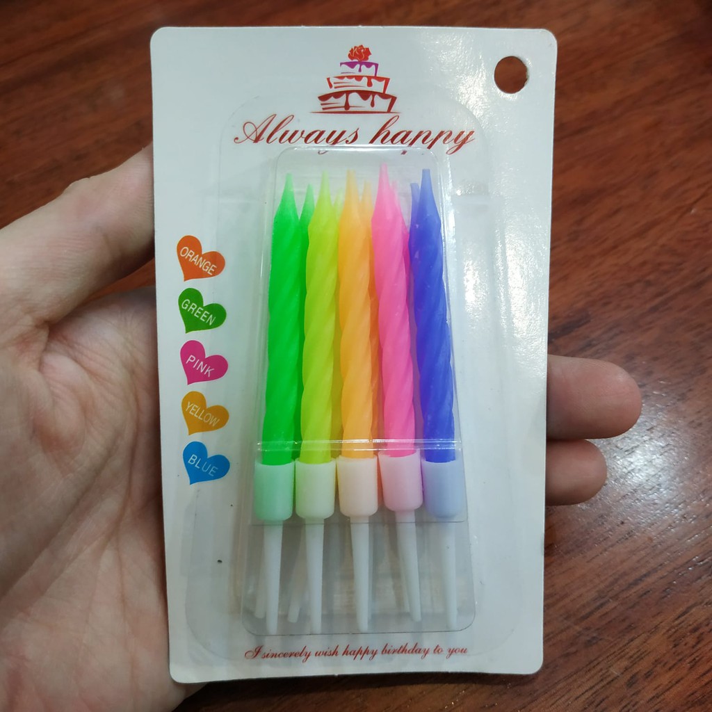 

Lilin Ulir Stabilo isi 10 pcs