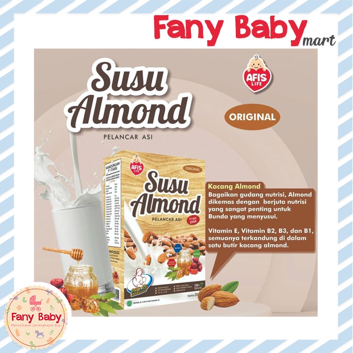 AFIS SUSU ALMOND PELANCAR ASI / 200GR