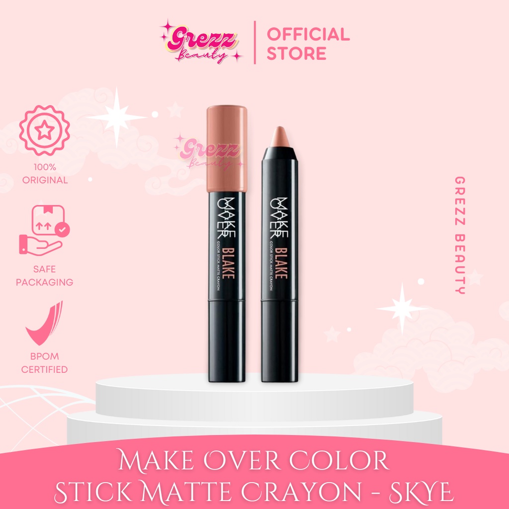 Jual Make Over Color Stick Matte Crayon Skye Shopee Indonesia 5838
