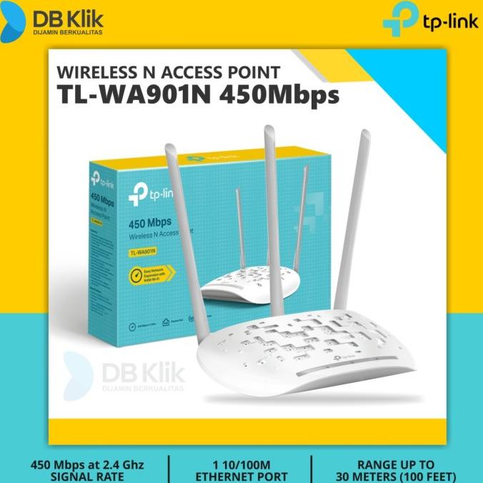 Access Point Tp-Link Tl-Wa901N 450Mbps - Tp Link Tl-Wa901N Wireless - Murah