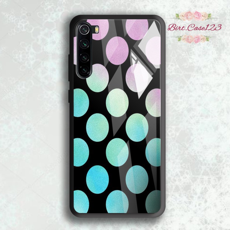 back case glass POLKADOT Realme C1 C2 C3 U1 2 2 Pro 3 Pro 5 5i 5s Pro 6 Pro X Xt C11 C15 C12 BC1649