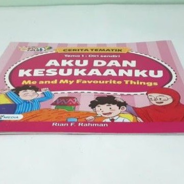 Buku Cerita Tematik Bilingual Full Colour Kesukaanku/ Keluargaku/ Lingkungan/ Jujur/ Alam Semesta