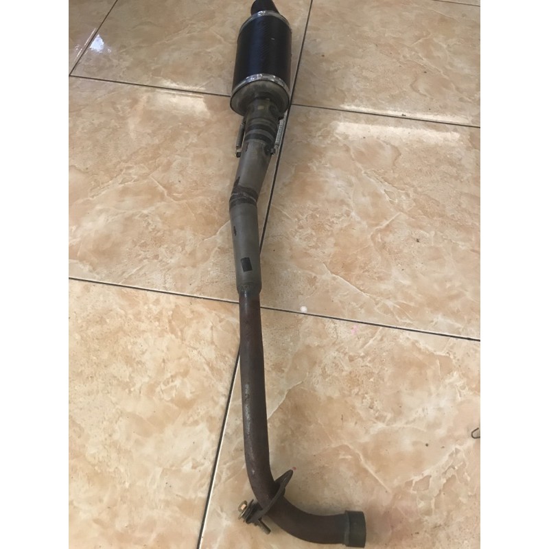 dijual knalpot racing untuk jupiter z.. barang msih mulus suaranya keras